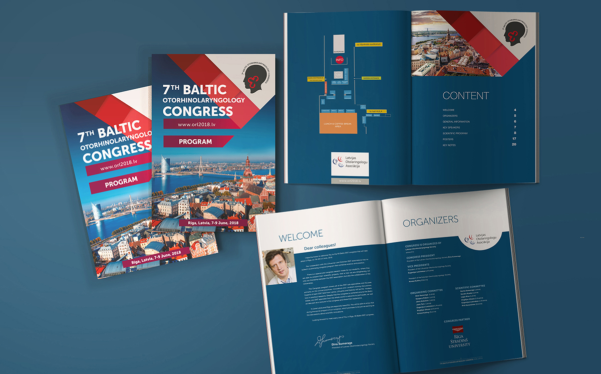 VII Baltic ENT congress brochure, 2018 June